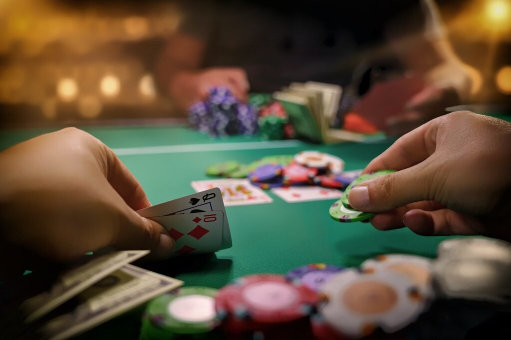 High stakes Poker game