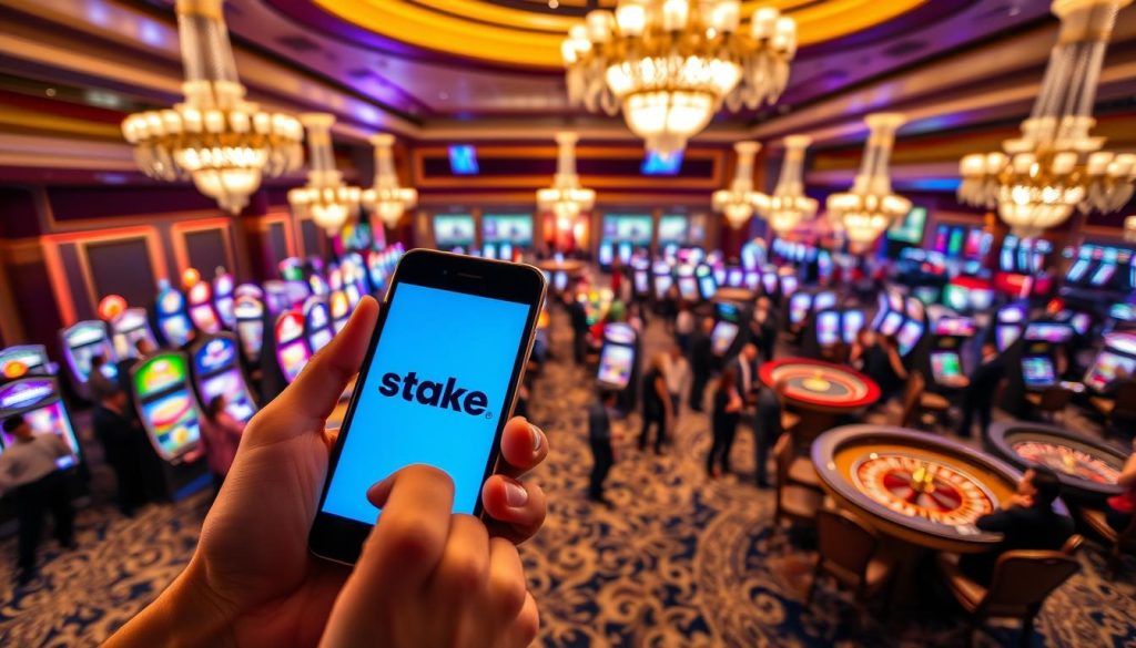 Stake.com Mobile Gaming